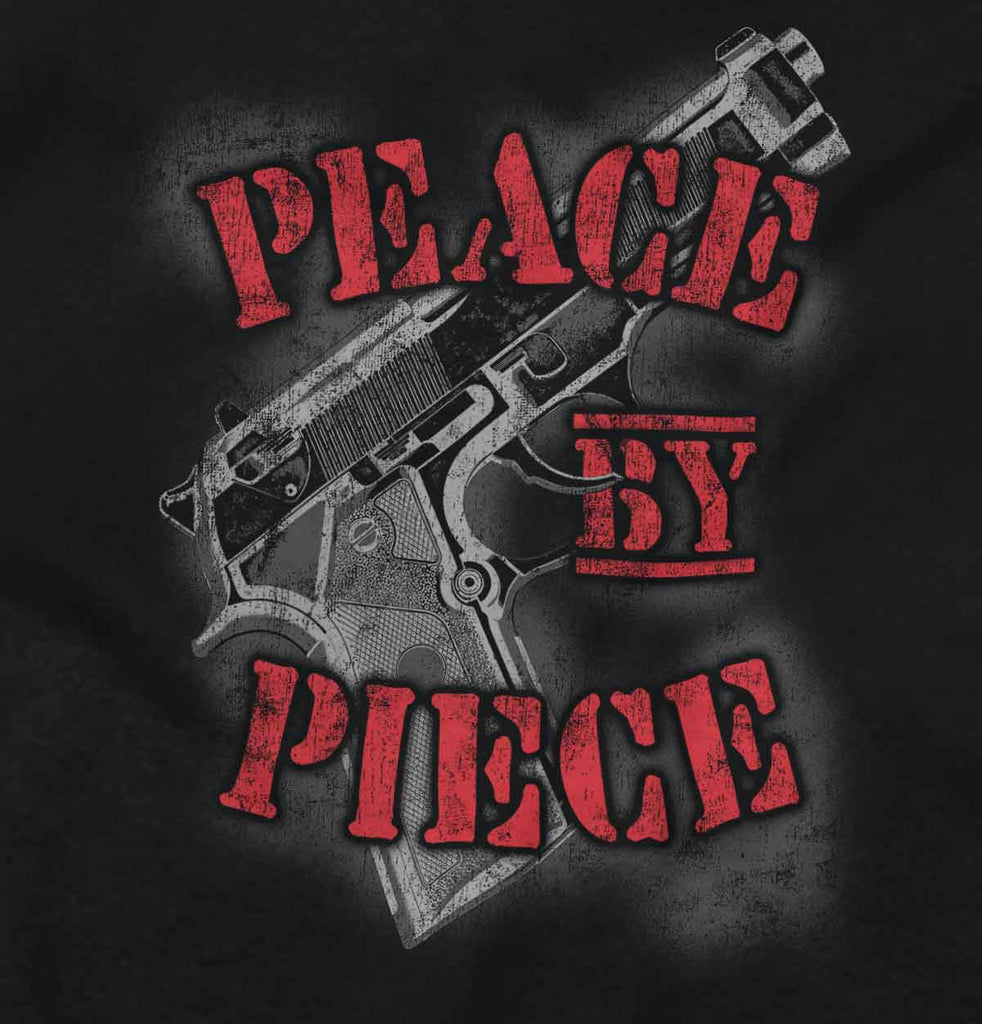 Black2|Peace by Piece Zip Hoodie|Tactical Tees