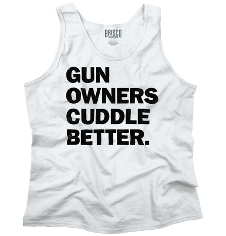 White|Cuddle Better Tank Top|Tactical Tees