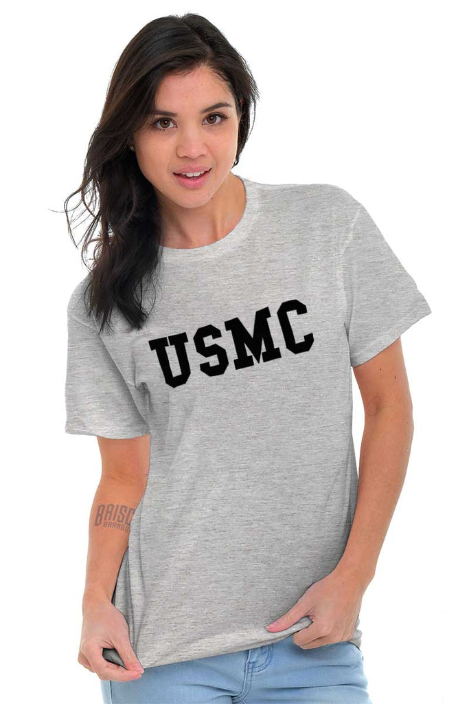 Female_SportGrey2|USMC Logo T-Shirt|Tactical Tees