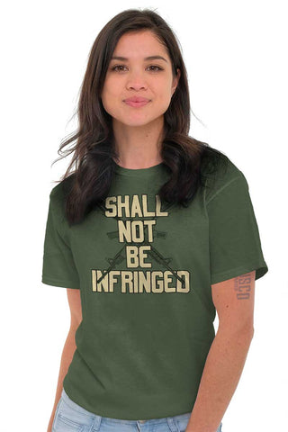 Male_MilitaryGreen1|Not Be Infringed T-Shirt|Tactical Tees