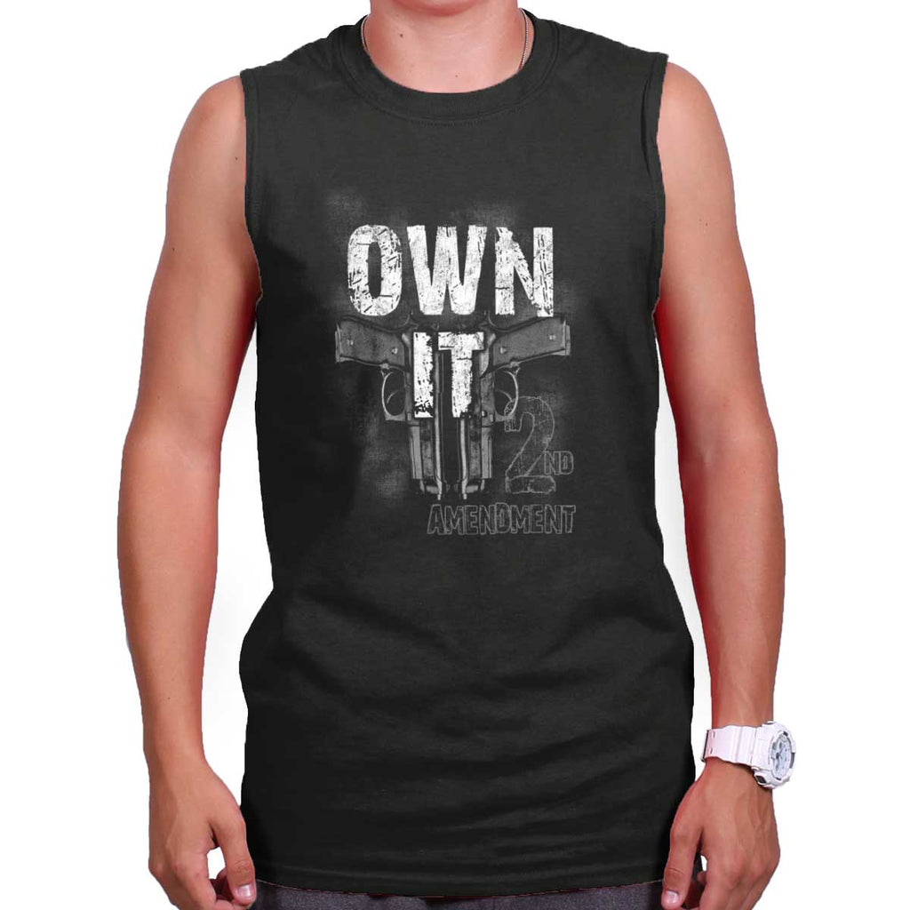 Black|Own It  AMaledMalet Sleeveless T-Shirt|Tactical Tees