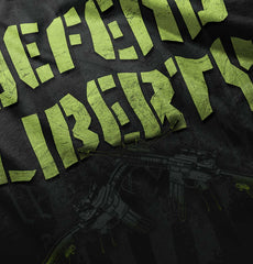 Black|Defend Liberty V-Neck T-Shirt|Tactical Tees