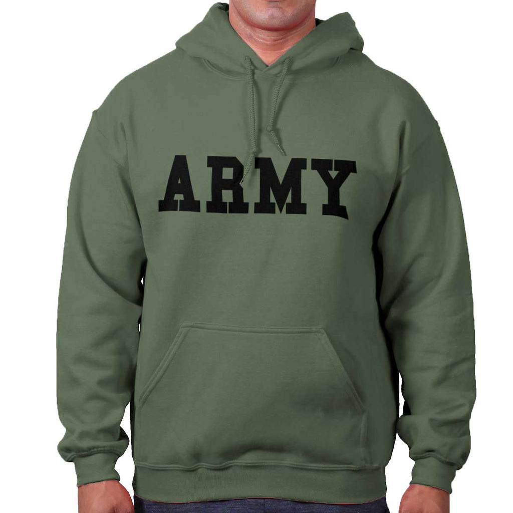 MilitaryGreen|Army Logo Hoodie|Tactical Tees