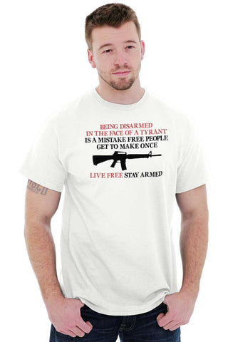 Male_White1|Live Free Stay Armed T-Shirt|Tactical Tees