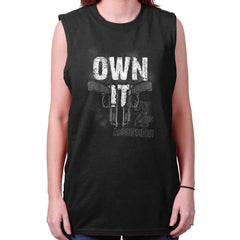 Black|Own It  AMaledMalet Sleeveless T-Shirt|Tactical Tees