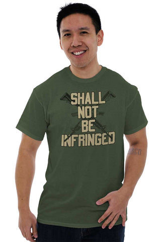 Male_MilitaryGreen1|Not Be Infringed T-Shirt|Tactical Tees