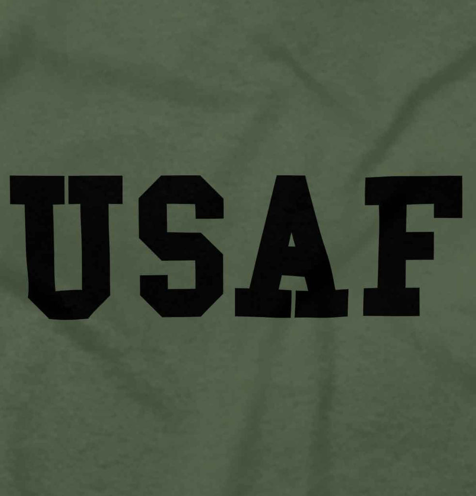 MilitaryGreen2|USAF Logo Crewneck Sweatshirt|Tactical Tees