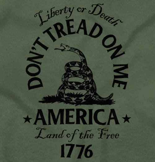 MilitaryGreen2|Dont Tread on Me Crewneck Sweatshirt|Tactical Tees