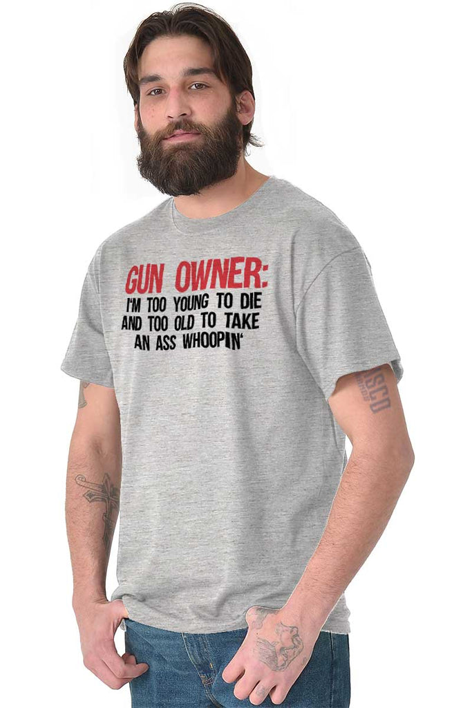Male_SportGrey2|Gun Owner Too Young T-Shirt|Tactical Tees