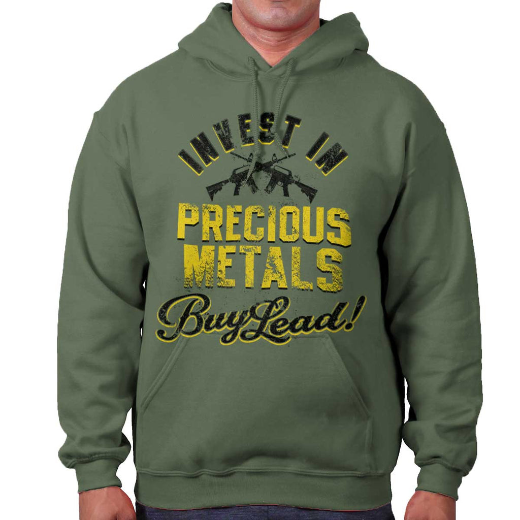 MilitaryGreen|Precious Metals Hoodie|Tactical Tees