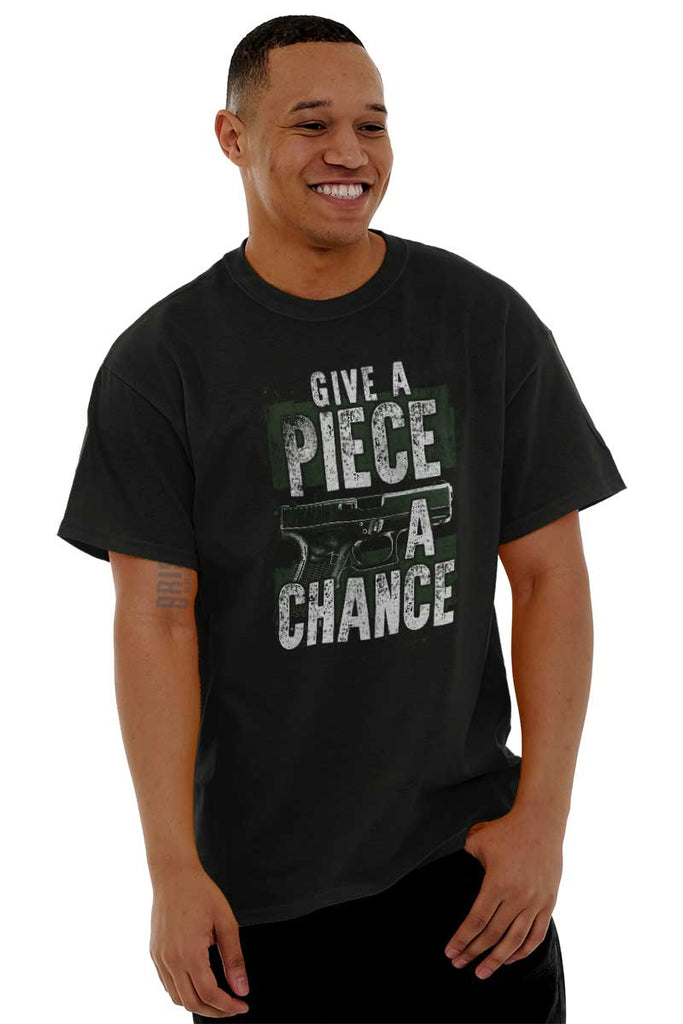 Male_Black1|Give Piece a Chance T-Shirt|Tactical Tees