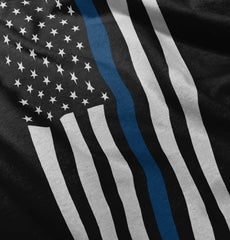 Black|Blue Lives Matter Vertical Ladies T-Shirt|Tactical Tees