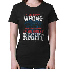 Black| AMaledMalet Right Ladies T-Shirt|Tactical Tees