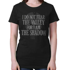 Black|I Am the Shadow Ladies T-Shirt|Tactical Tees