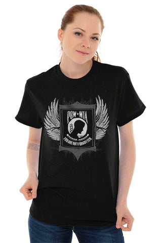 Male_Black1|POW MIA You Are Not Forgotten T-Shirt|Tactical Tees