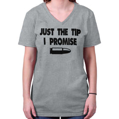 SportGrey|Just the Tip V-Neck T-Shirt|Tactical Tees