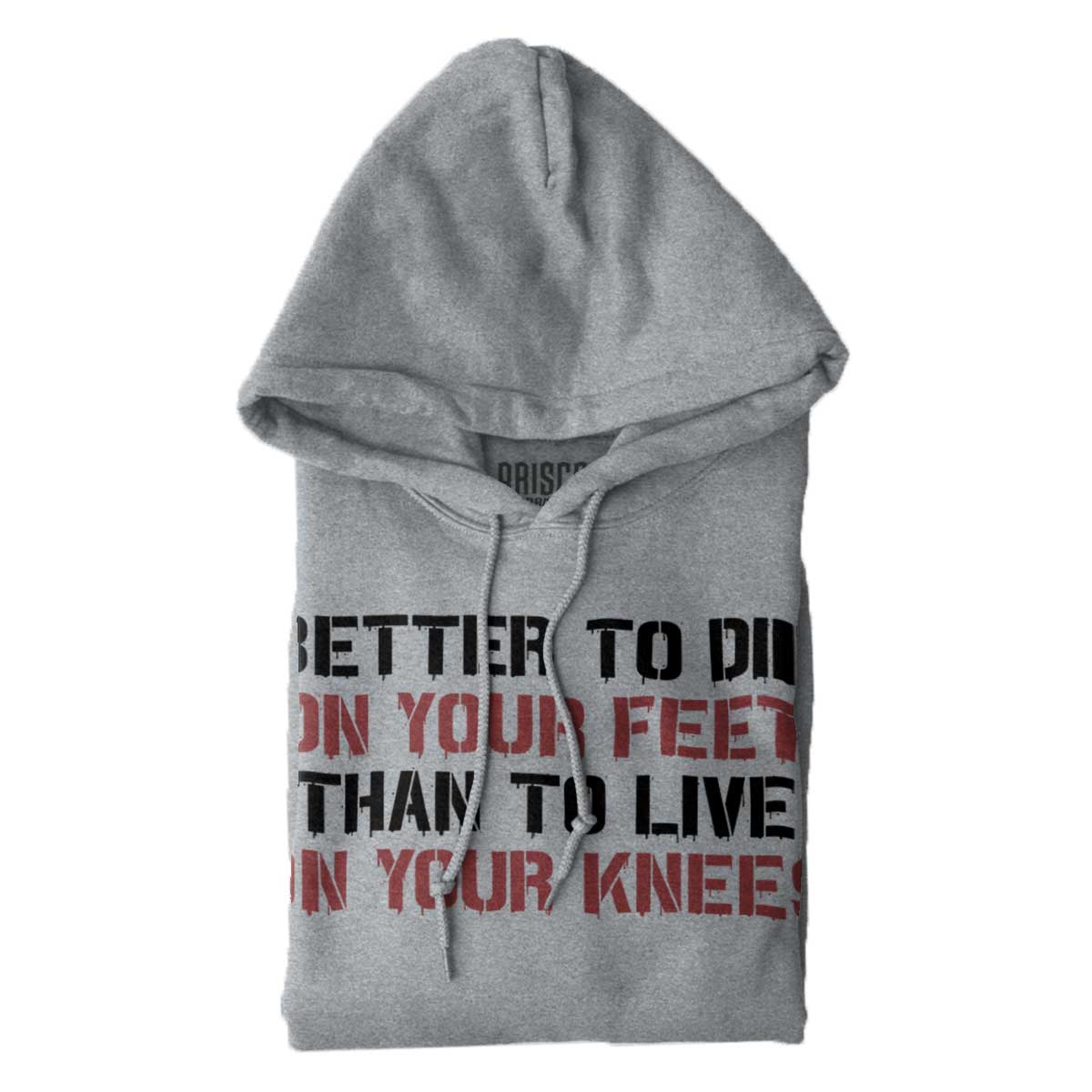 SportGrey|Die on Your Feet Hoodie|Tactical Tees