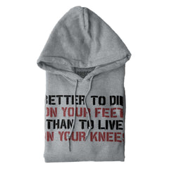 SportGrey|Die on Your Feet Hoodie|Tactical Tees