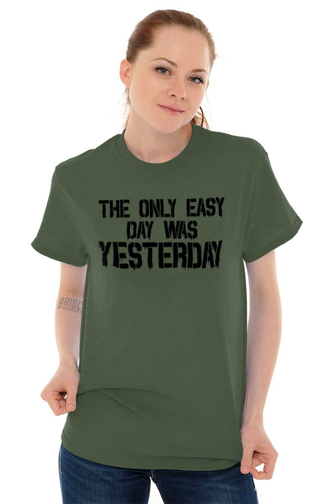 Female_MilitaryGreen2|Yesterday T-Shirt|Tactical Tees