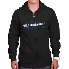 Black|Help From Above Zip Hoodie|Tactical Tees