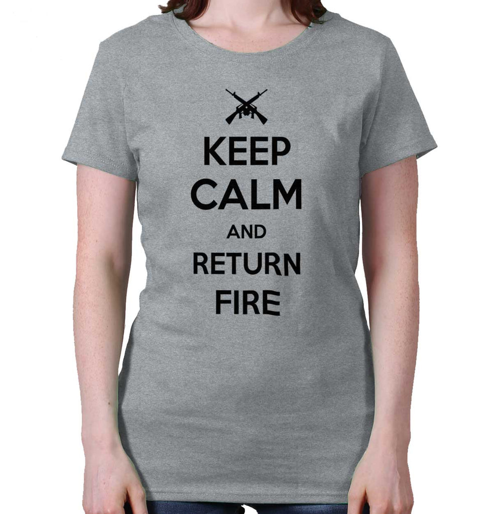 SportGrey|Return Fire Ladies T-Shirt|Tactical Tees