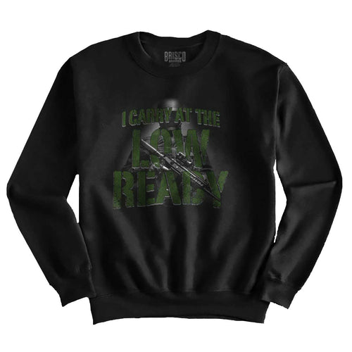 Black1|Low Ready Crewneck Sweatshirt|Tactical Tees