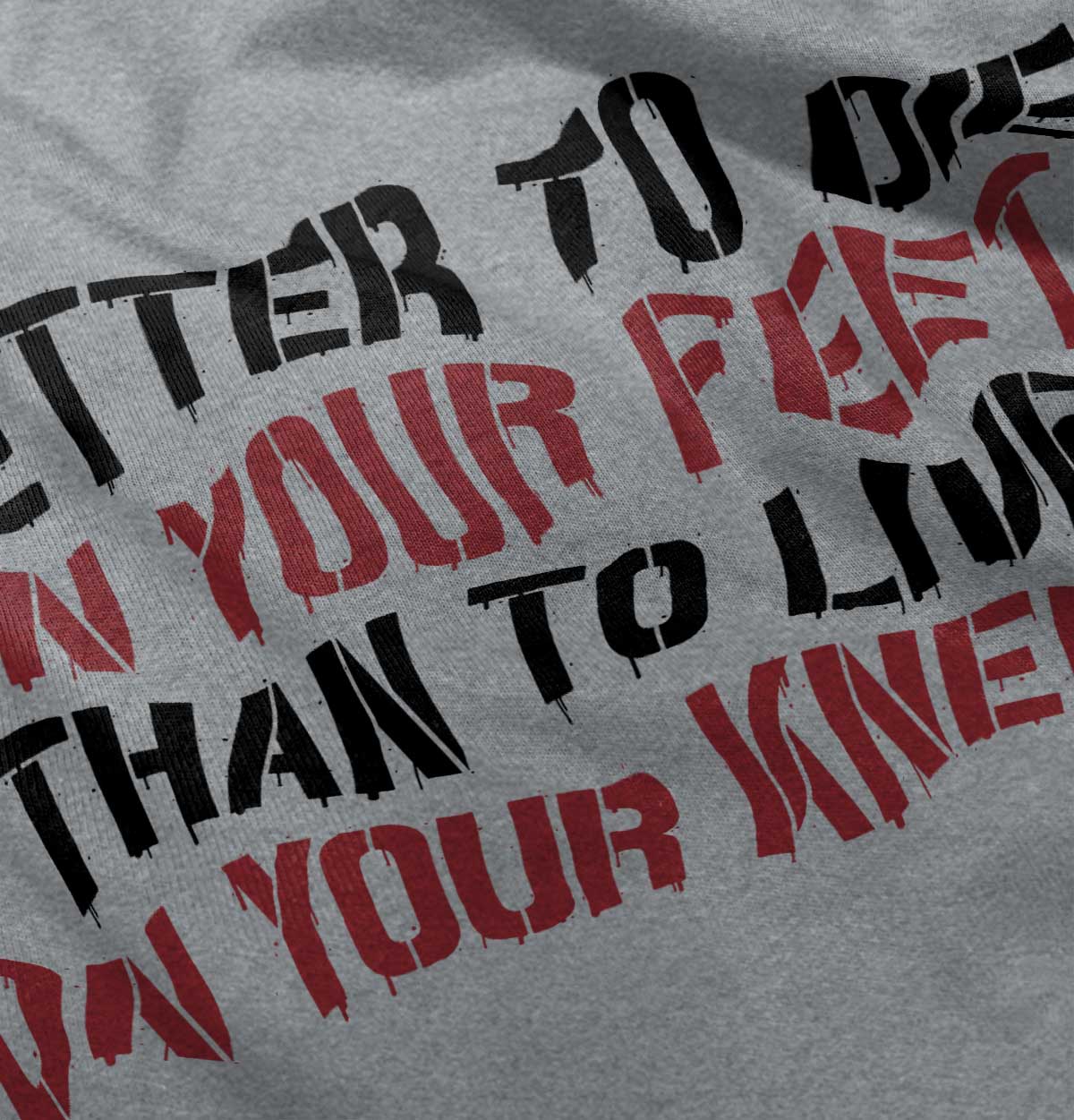 SportGrey|Die on Your Feet Tank Top|Tactical Tees