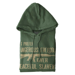 MilitaryGreen|Peaceful Slavery Hoodie|Tactical Tees