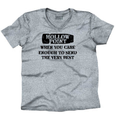 SportGrey1|Hollow Point V-Neck T-Shirt|Tactical Tees