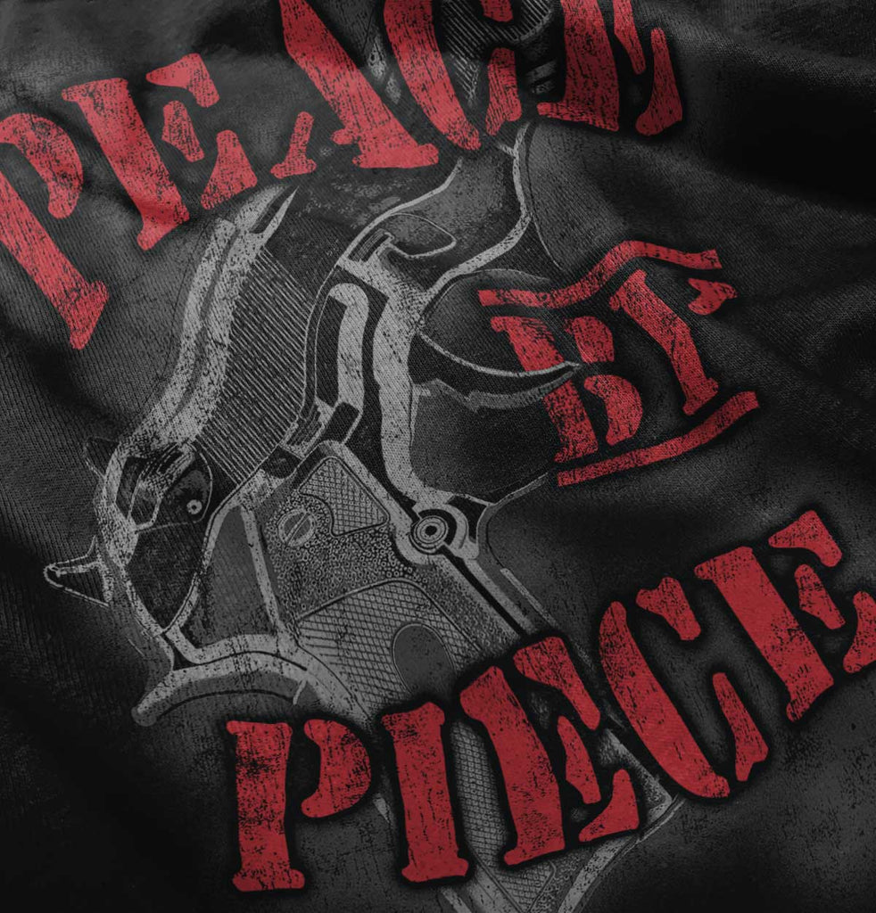 Black|Peace by Piece V-Neck T-Shirt|Tactical Tees