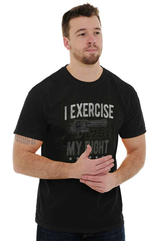 Male_Black3|I exercise My Right T-Shirt|Tactical Tees