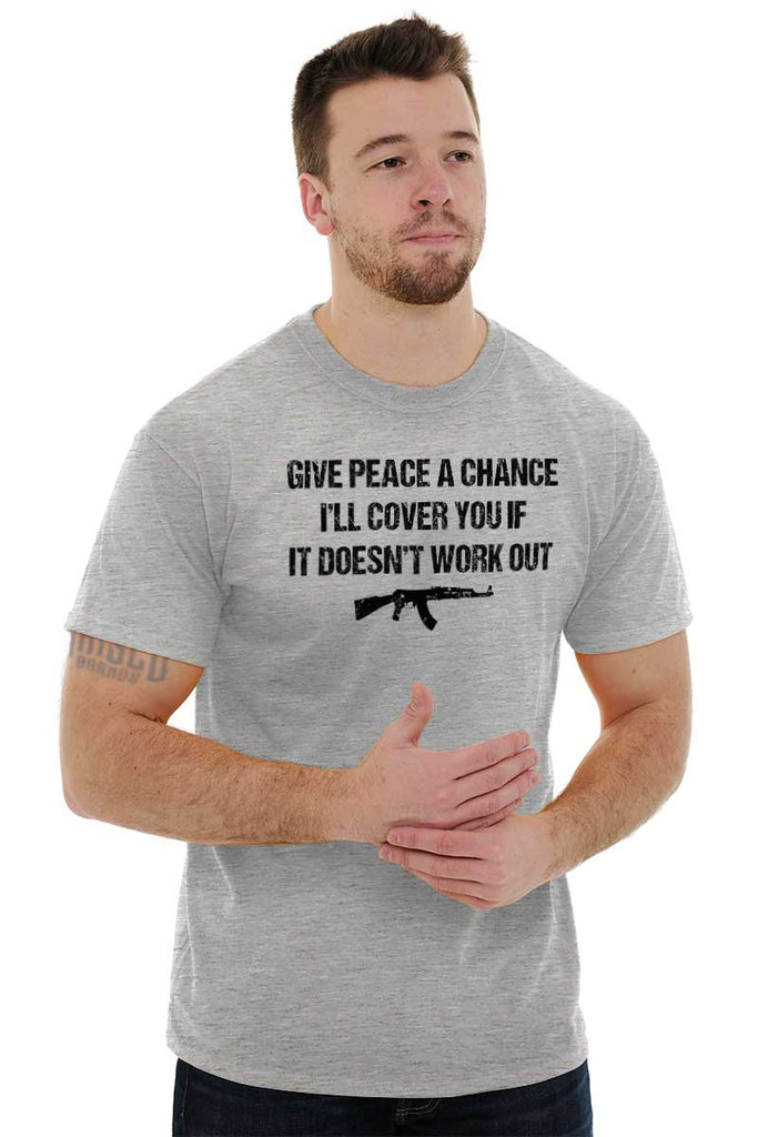 Male_SportGrey1|Peace a Chance T-Shirt|Tactical Tees