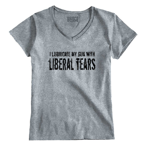 SportGrey|Liberal Tears Junior Fit V-Neck T-Shirt|Tactical Tees