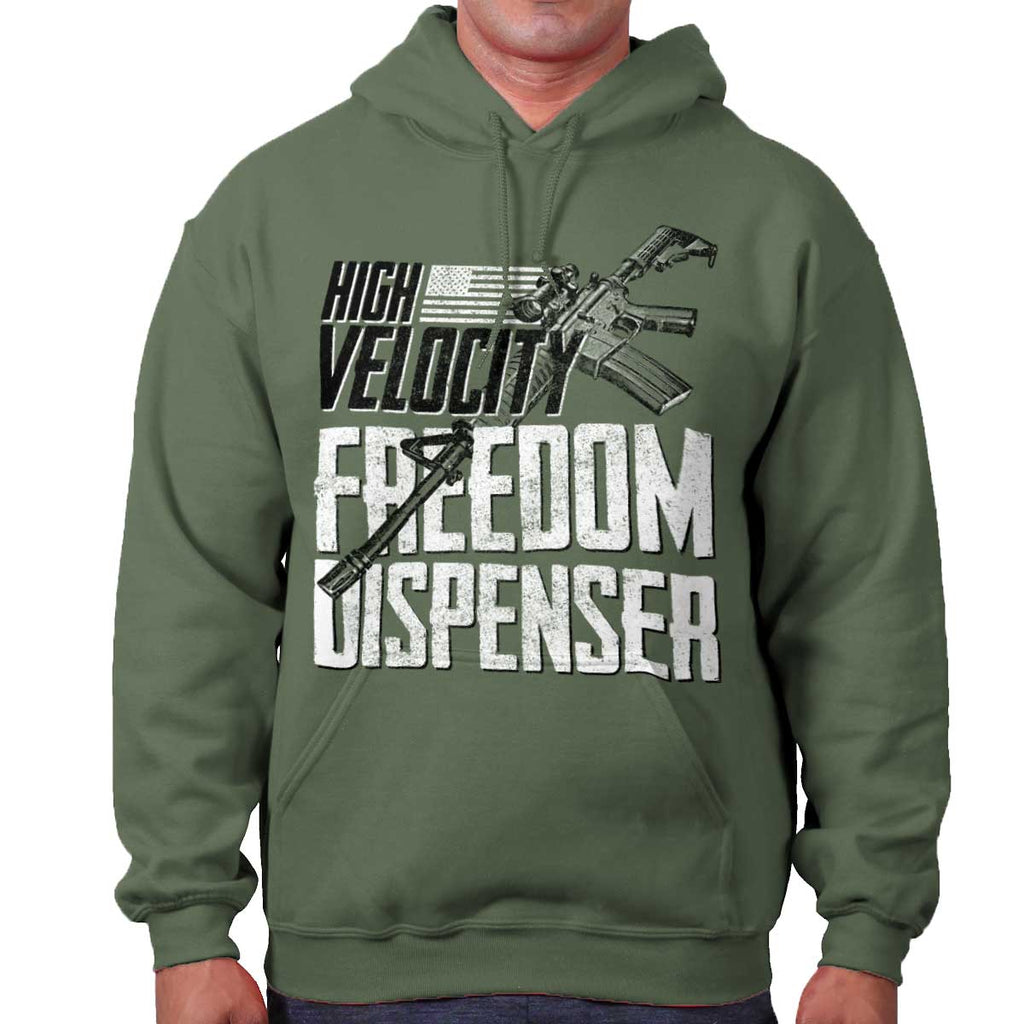 MilitaryGreen|Freedom Dispenser Hoodie|Tactical Tees