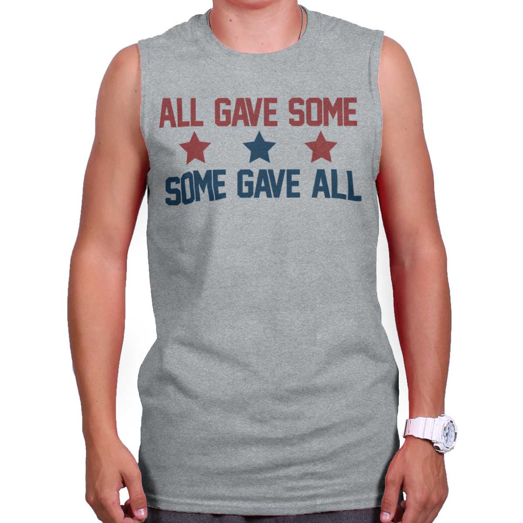 SportGrey|Some Gave All Sleeveless T-Shirt|Tactical Tees