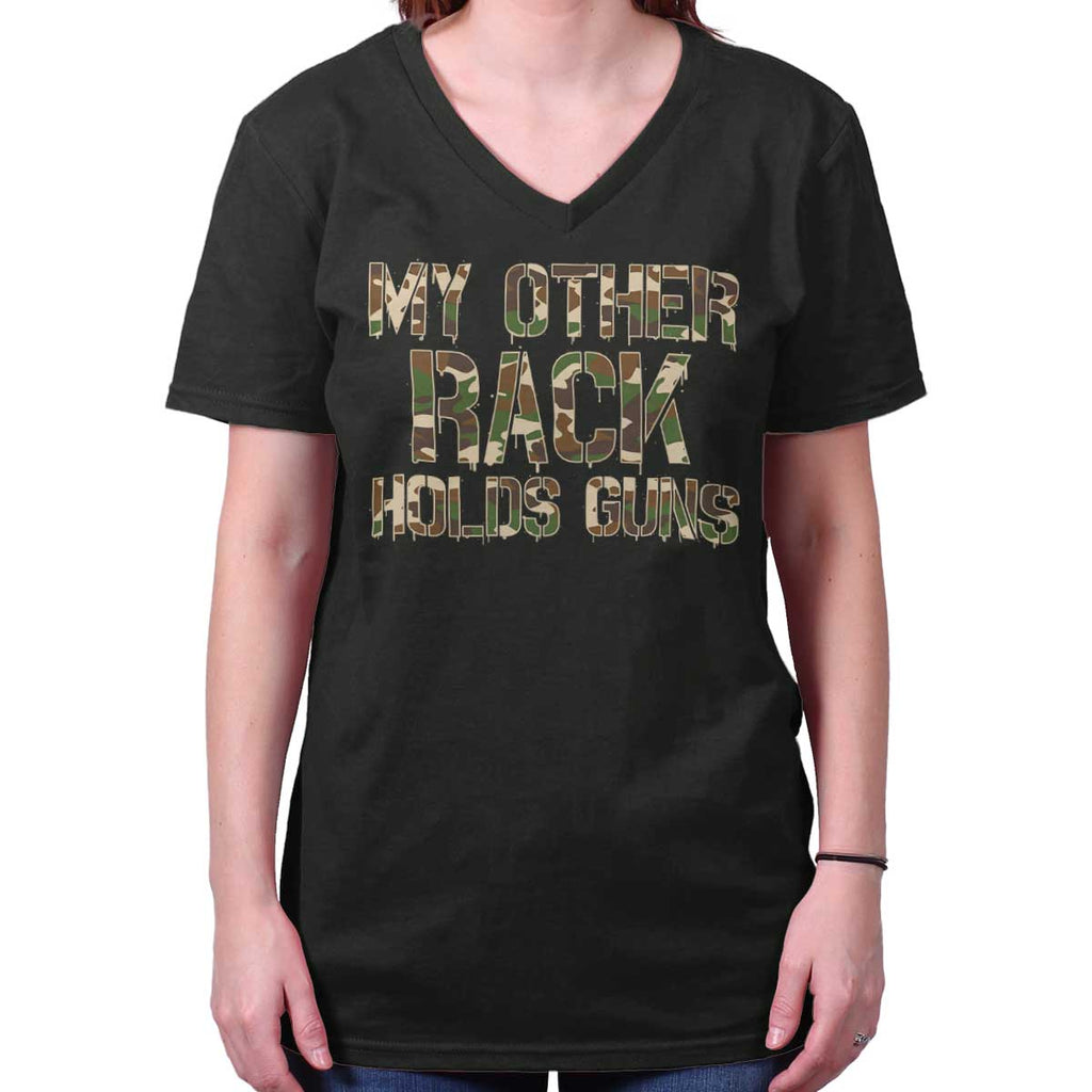 Black|Other Rack V-Neck T-Shirt|Tactical Tees