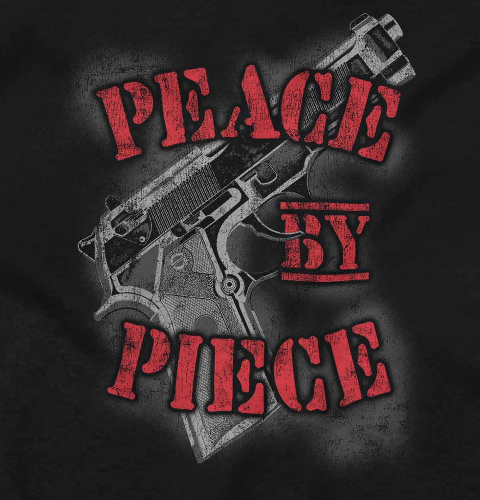 Black2|Peace by Piece V-Neck T-Shirt|Tactical Tees