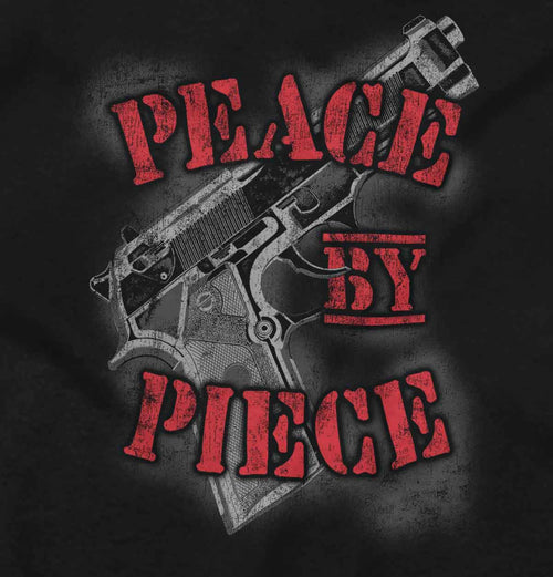 Black2|Peace by Piece V-Neck T-Shirt|Tactical Tees