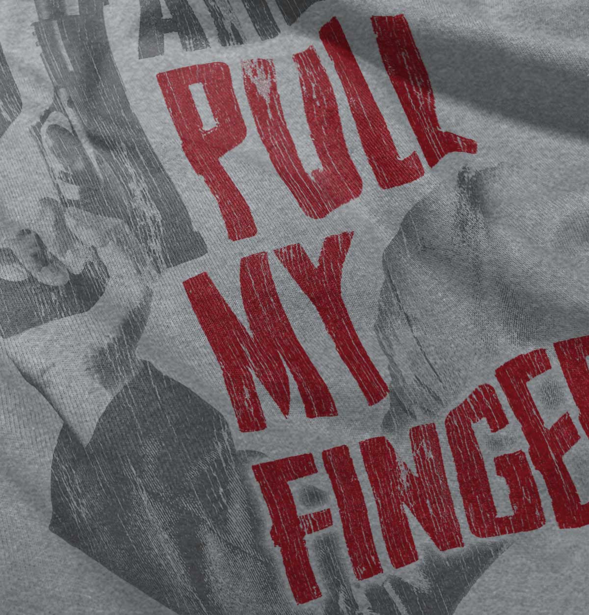SportGrey|Go Ahead Pull My Finger V-Neck T-Shirt|Tactical Tees