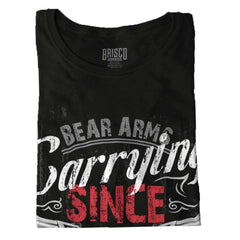 Black|Carrying Since Ladies T-Shirt|Tactical Tees