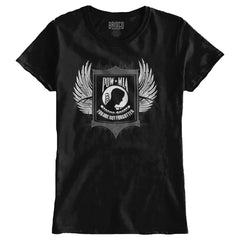 Black1|POW MIA You Are Not Forgotten Ladies T-Shirt|Tactical Tees