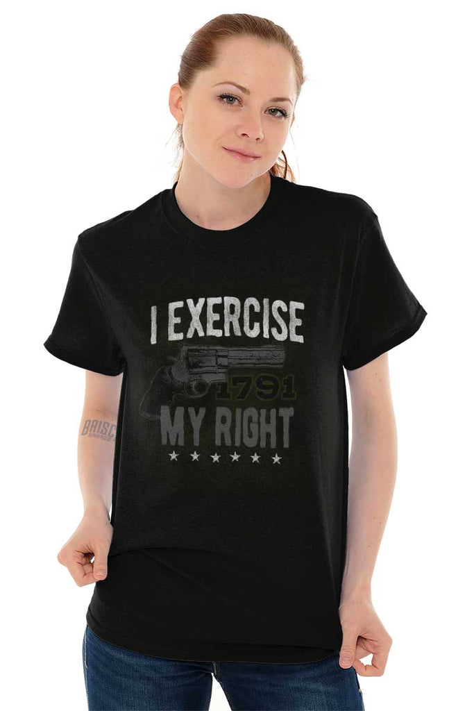 Female_Black2|I exercise My Right T-Shirt|Tactical Tees
