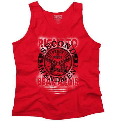 Red|Right To Bear Arms  AMaledMalet Tank Top|Tactical Tees