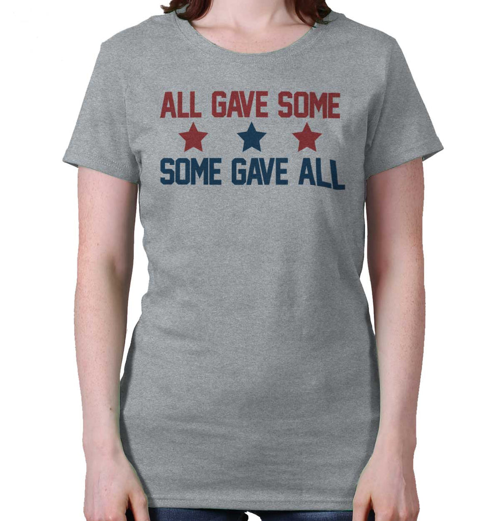SportGrey|Some Gave All Ladies T-Shirt|Tactical Tees