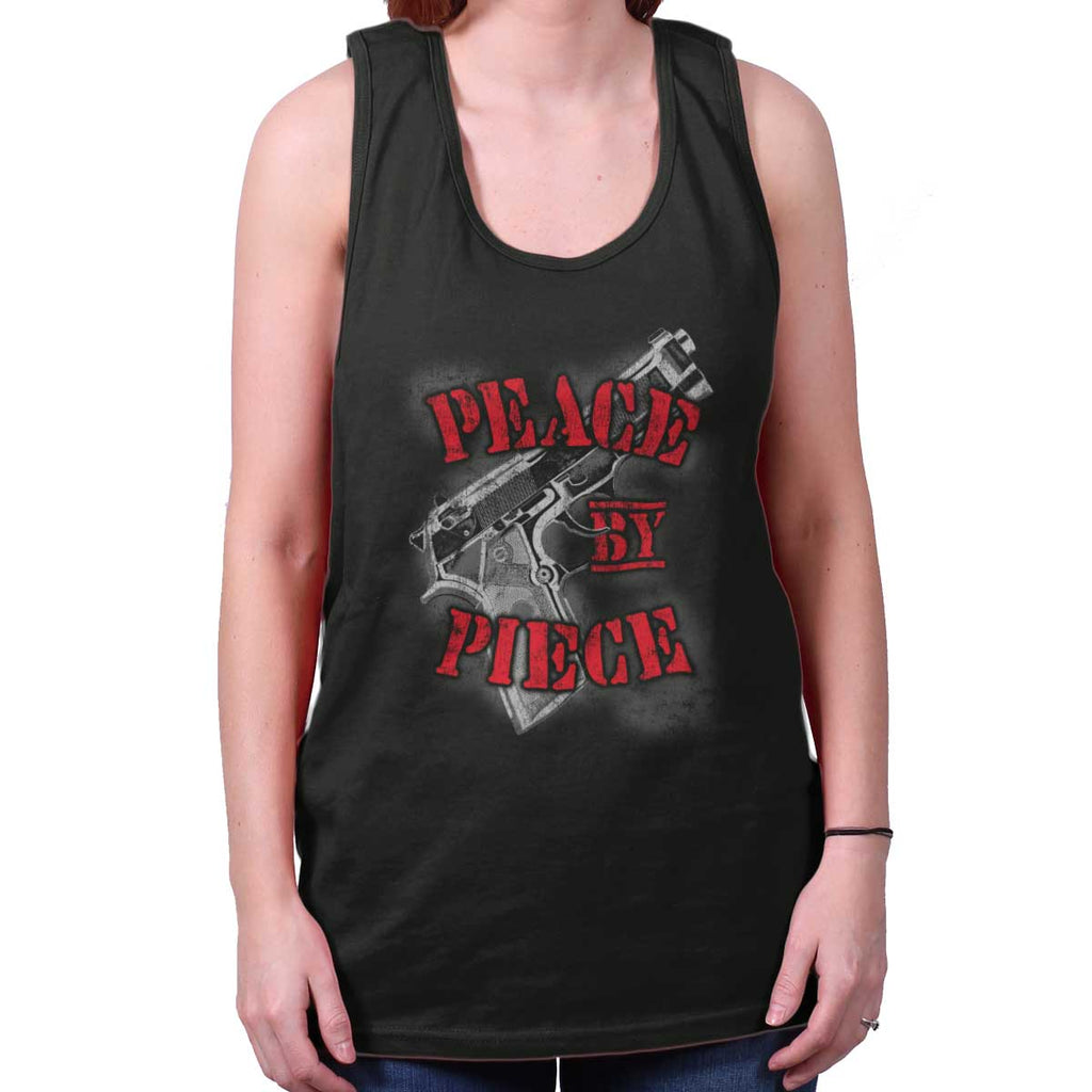 Black|Peace by Piece Tank Top|Tactical Tees