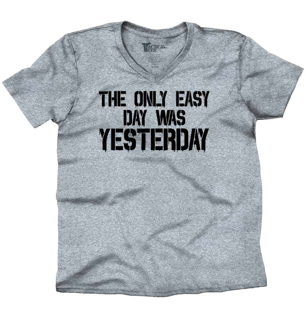 SportGrey1|Yesterday V-Neck T-Shirt|Tactical Tees