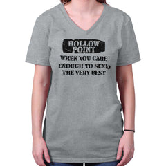 SportGrey|Hollow Point V-Neck T-Shirt|Tactical Tees