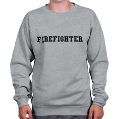 SportGrey|Firefighter Logo Crewneck Sweatshirt|Tactical Tees