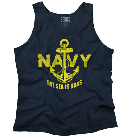 Navy|Sea is Ours Tank Top|Tactical Tees