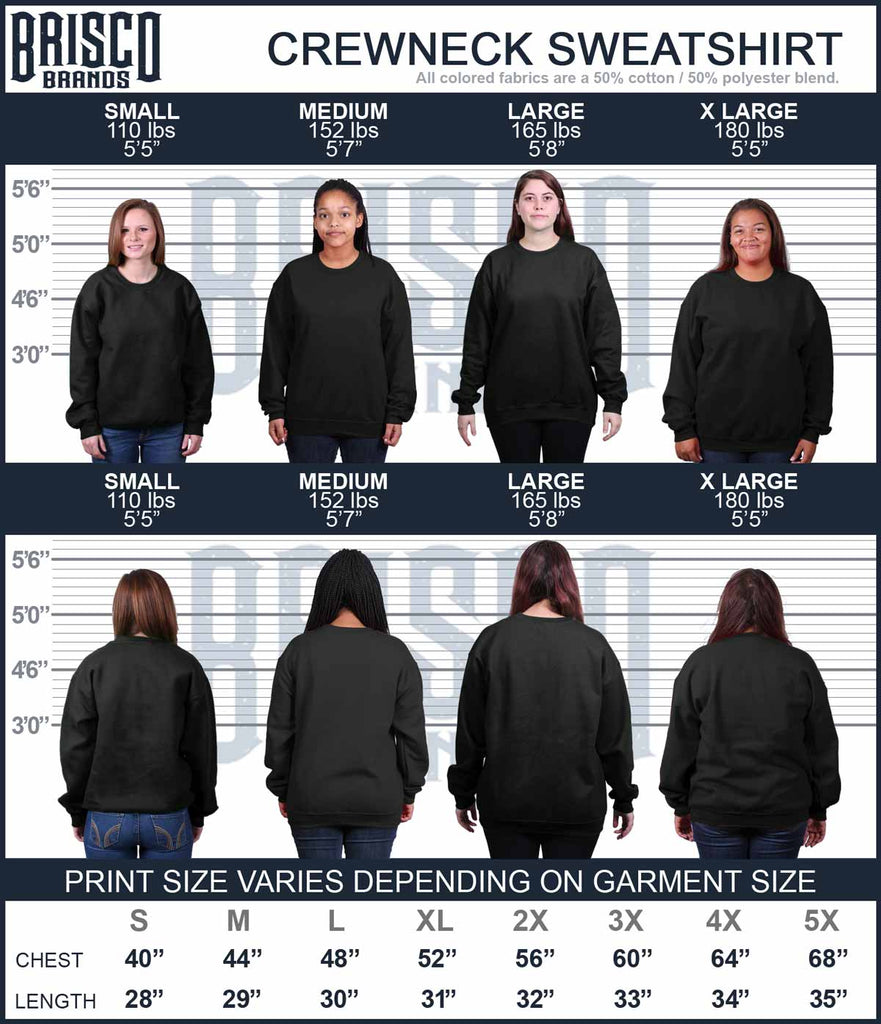 Black|50 Shades of Steel Crewneck Sweatshirt|Tactical Tees